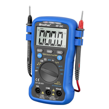 มัลติมิเตอร์แบบดิจิตอลที่ปรับได้เอง เครื่องมือมือที่สมบูรณ์แบบ Holdpeak HP-39C